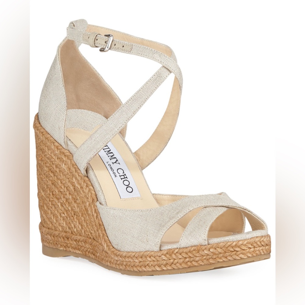 Jimmy Choo Alana Espadrille Wedges.